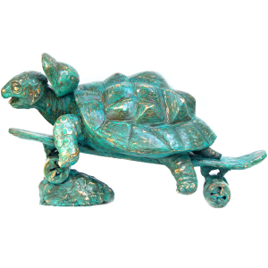 Скульптура из бронзы "Черепахин"
